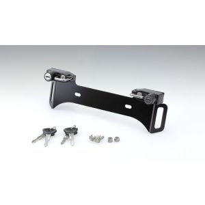 キジマ KIJIMA キジマ 303-1601 ヘルメットロック ブラック ナンバーツイン フックツキ