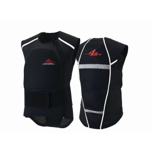 キジマ KIJIMA キジマ FR-153124 4R プロテクター Relieve Vest ブラック/ホワイト Lサイズ KIJIMA