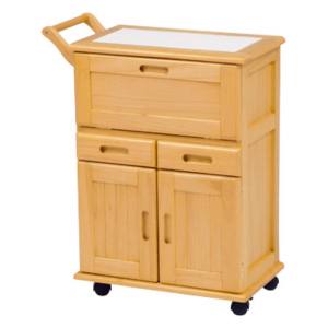 萩原 萩原 MW-3709NA キッチンワゴン ナチュラル メーカー直送 代引不可 北海道沖縄離島不可