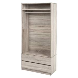 萩原 萩原 RKK-1622GY ワードローブ グレー メーカー直送 代引不可 北海道沖縄離島不可