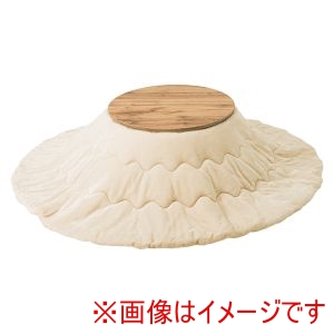 萩原 萩原 モネ68NA メレンゲKF190R-IV こたつ うす掛け 布団 2点セット ナチュラル アイボリー メーカー直送 代引不可 北海道沖縄離島不可