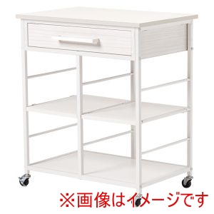萩原 萩原 LW-4530WH ワゴン ホワイト メーカー直送 代引不可 北海道沖縄離島不可