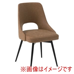 萩原 萩原 LC-4861PBR チェア PUブラウン メーカー直送 代引不可 北海道沖縄離島不可