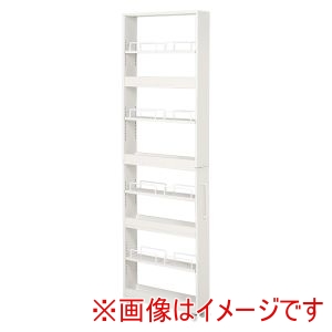萩原 萩原 RCC-1535WH 隙間収納 ワゴン ホワイト メーカー直送 代引不可 北海道沖縄離島不可