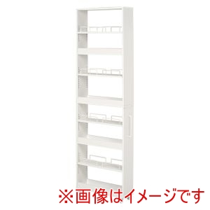 萩原 萩原 RCC-1536WH 隙間収納 ワゴン ホワイト メーカー直送 代引不可 北海道沖縄離島不可