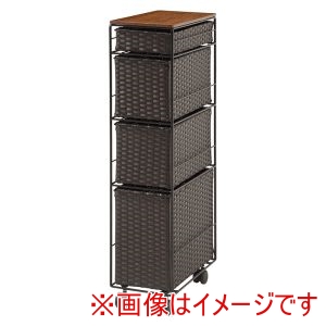 萩原 萩原 RAN-2463DBR ランドリーチェスト ダークブラウン メーカー直送 代引不可 北海道沖縄離島不可