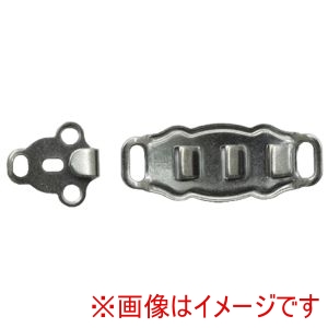 日本紐釦貿易 Nippon Chuko 日本紐釦貿易 カギホック 巾11×28mm 3組入 検針器対応 黒 FK502-01