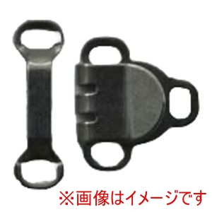 日本紐釦貿易 Nippon Chuko 日本紐釦貿易 カギホック 巾12×11mm 5組入 検針器対応 黒 FK528-01