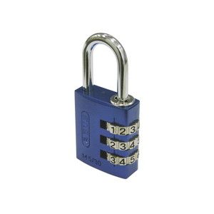 アバス ABUS アバス 145-30 ナンバー可変式南京錠 30mm ブルー ABUS