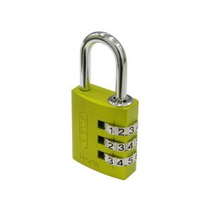 アバス ABUS アバス 145-30 ナンバー可変式南京錠 30mm イエロー ABUS