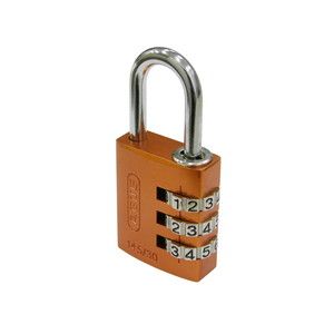 アバス ABUS アバス 145-30 ナンバー可変式南京錠 30mm オレンジ ABUS