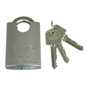 アバス ABUS アバス タイタリウム TITALIUM　南京錠 50mm シャックルガードタイプ ABUS