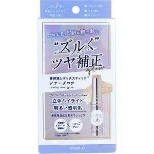 コスメテックスローランド コスメテックスローランド オーバーレイ エッセンスレタッチスティック フェイスカラー アイカラー シアーグロウ 1個入