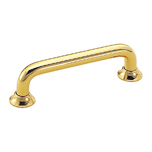 シロクマ シロクマ HB-1 キャップ付丸棒ハンドル 中 純金