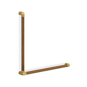 シロクマ シロクマ BR-593 スリムユニバーサル手すりL形 AG Mオーク