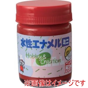 ニッぺ ニッぺ HSB028-25 水性エナメルミニ 25ml 朱色