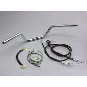 ハリケーン ハリケーン HBK626S-01 POLICE3型 ハンドルキット クローム CB400SB Revo 08-13(ABS無車)/CB400SF Revo 08-13(ABS無車)