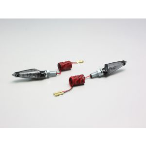 ハリケーン HURRICANE ハリケーン HA5222BS LEDダガーウインカー ブラック スモークレンズ 汎用タイプ 2個入 HURRICANE