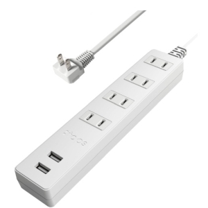 トップランド トップランド STPA410-WT USB付きコンセント4個口タップ 1m