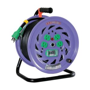 日動工業 NICHIDO 日動工業 NF-EB34 電工ドラム 標準型100Vドラム アース付 漏電しゃ断器付 30m NF-EB34