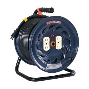 日動工業 NICHIDO 日動工業 NF-504D 電工ドラム 標準型100Vドラム 2芯 温度センサー:自動復帰型 50m