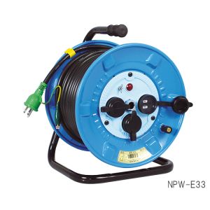 日動工業 NICHIDO 電工ドラム 防雨・防塵型 ポッキンプラグ コンセント接地2P15A125V 3-7234-01 NPW-E33