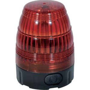 日動工業 NICHIDO 日動工業 NLF75-BA-R 小型LED回転灯 LEDフラッシャー75 電池式 マグネット付 赤