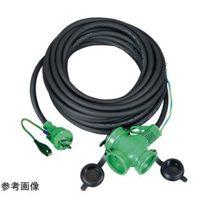 日動工業 NICHIDO 日動工業 PPTW-20E-RE リペアポッキン延長コード 屋外型 アース付 20m 極太ソフト電線SVCT2.0