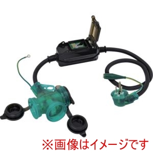 日動工業 NICHIDO 日動工業 PBWL-EBT-S 防雨Lヘナポッキン延長ブレーカ 漏電保護専用