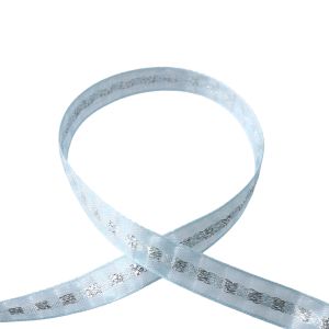 小西リボン Blanc de コア クリスタルチェックリボン 10mm×15m No.1010-62 KR1010-10-62 小西リボン
