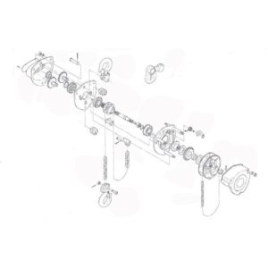 キトー KITO キトー チェーンブロック キトーマイティM3形 CB010用部品 クサリピン C3BA010-90411