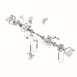 キトー KITO キトー C3BA005-91525 CB005用部品 ツメグルマ