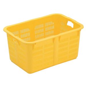岐阜プラスチック工業 リス No.500 プラスケット イエロー メーカー直送 代引不可 沖縄離島不可