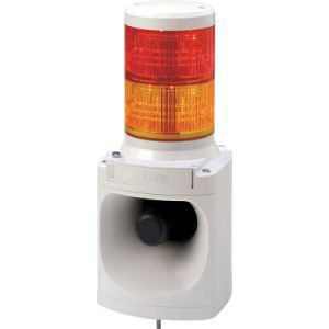 パトライト PATLITE パトライト LKEH-220FA-RY LED積層信号灯付き電子音報知器