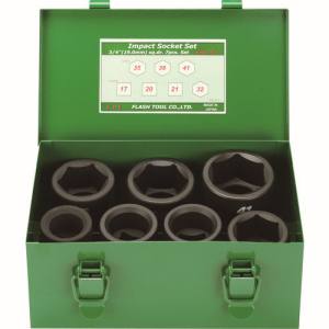 フラッシュツール FPC FPC 6WA-S7 インパクト セミロングソケット セット 差込角19.0mm 7pc フラッシュツール