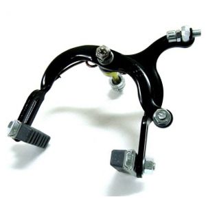アサヒサイクル ASAHICYCLE アサヒサイクル キャリパーブレーキ 前用 アルミシュー ブラック 80mm