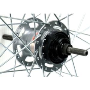 アサヒサイクル ASAHICYCLE アサヒサイクル XB320 アルミリム 後輪 内装3段 ローラーブレーキ仕様 20X1.50 軸長182mm 28H ASAHICYCLE