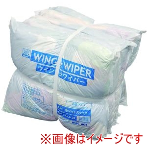 熱田資材 WING ACE 熱田資材 NO.6-2K 色メリヤスウエス 2K束 5袋 メーカー直送 代引不可 北海道沖縄離島不可