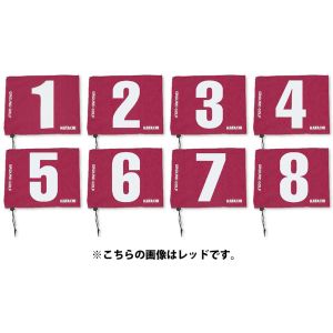 羽立工業 HATACHI ハタチ BH5001S グラウンドゴルフ コース整備品 グラウンド ゴルフ用旗 ８ホールセット ブルー 27 HATACHI