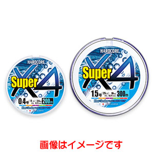 デュエル DUEL デュエル ハードコア スーパー X4 200m 0.8号 5C 5色マーキング