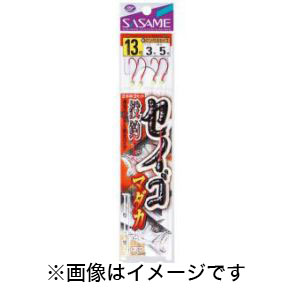 ささめ針 SASAME ささめ針 セイゴ投づり 14号 ハリス 4 K-208