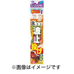 ささめ針 SASAME ささめ針 波止投げ3本針 6号 ハリス 1.5 K-402
