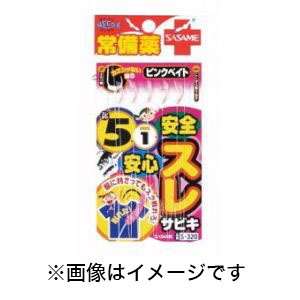 ささめ針 SASAME ささめ針 安心安全スレサビキ ピンクベイト 6号 S-320
