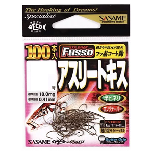 ささめ針 SASAME ささめ針 アスリートキス100本 TCフッ素コート 9号 22ZAS
