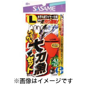 ささめ針 SASAME ささめ針 うきうき堤防タチウオ 水平4点ワイヤー M W-667