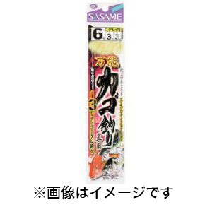 ささめ針 SASAME ささめ針 万能カゴ釣り五目3m 6号 ハリス 3 D-565