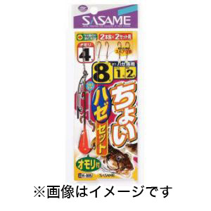 ささめ針 SASAME ささめ針 ちょいハゼセット 7号 ハリス 1 H-005