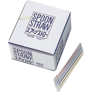 尚美堂 フジナップ スプーンストロー 裸 6×210mm 500本 尚美堂