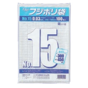 フジナップ フジナップ フジ ポリ袋 15 1000枚入