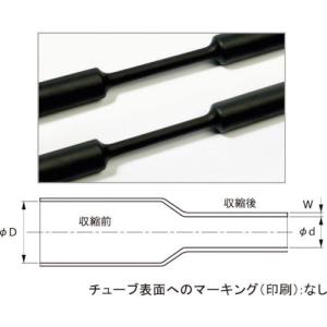 ジャッピー JAPPY ジャッピー JTC 4.0-BK 250mm 熱収縮チューブ 黒 20本 JAPPY